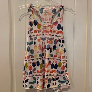 Colorful Abstract Print Tank